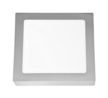 LED přisazené svítidlo CSQ - 25W, bílá 4100K, 2260Lm, hranaté, chrom